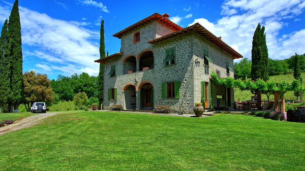Villa Lo Scoiattolo: Trädgård, Utomhus