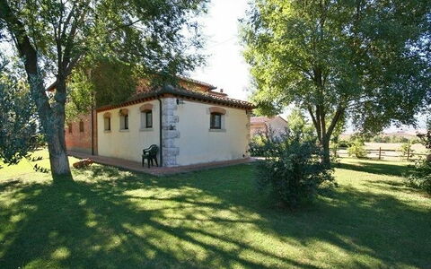 Semesterboende Pienza b: Trädgård