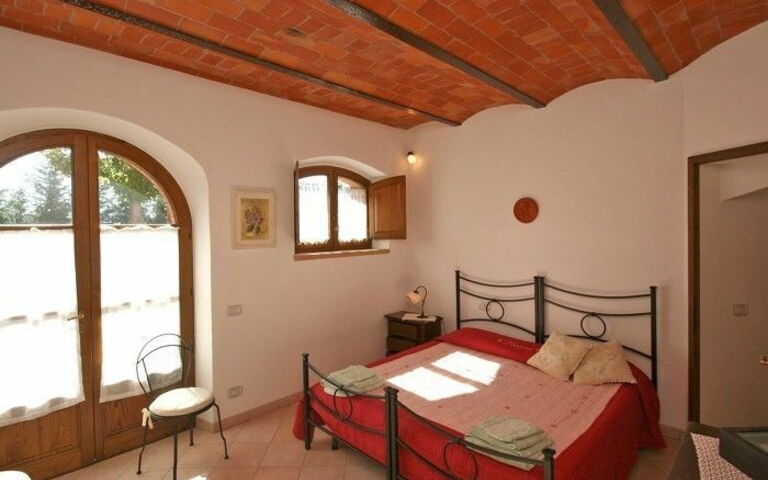 Semesterboende Pienza a: sovrum