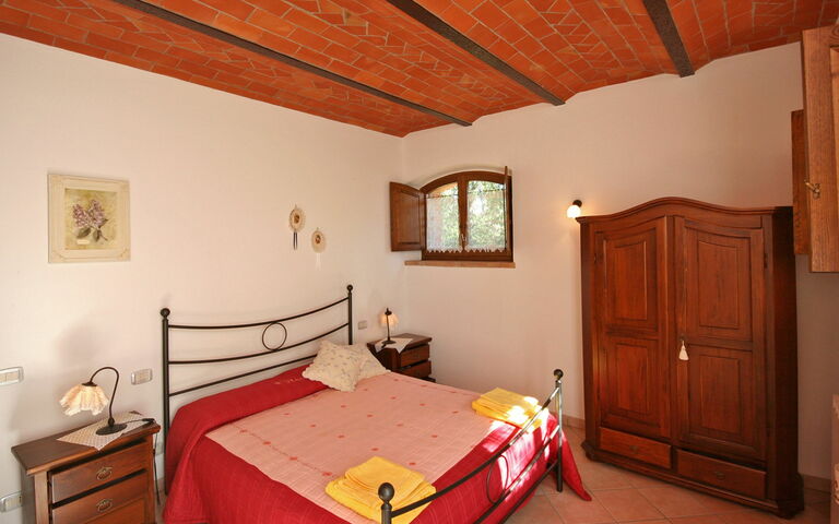 Semesterboende Pienza a: sovrum