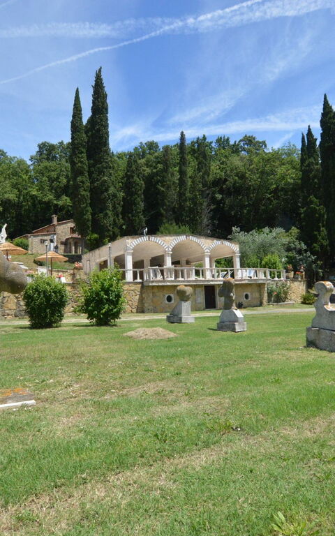 Le Querciolaie: Trädgård