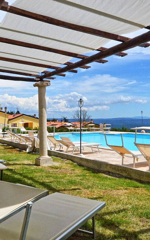 Le Querciolaie: slå samman, Trädgård