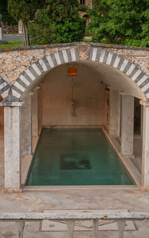 Le Querciolaie with Geothermal Pool: Exteriör, slå samman, Utomhus