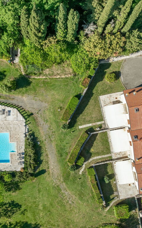 Le Querciolaie with Geothermal Pool: slå samman, Trädgård, Visningar