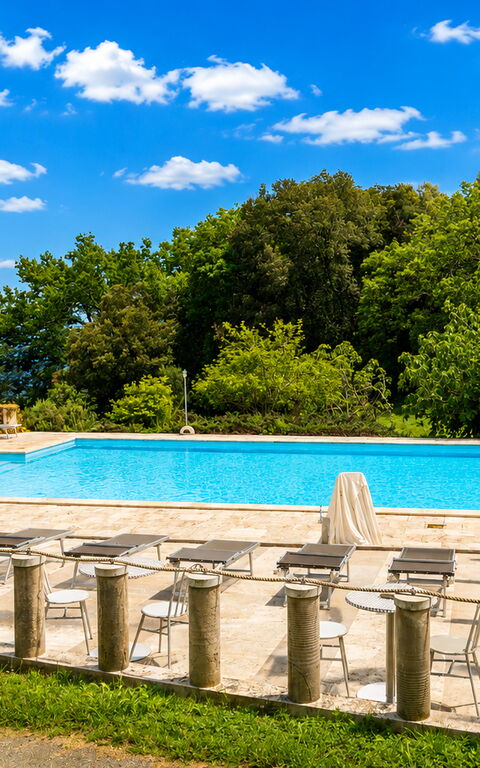 Le Querciolaie with Geothermal Pool: Exteriör, slå samman, Utomhus