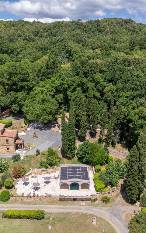 Le Querciolaie with Geothermal Pool: Utomhus, Visningar