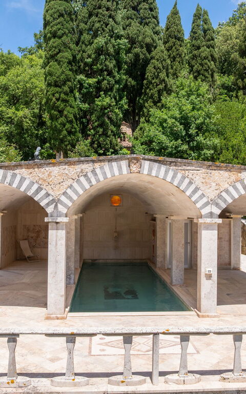 Le Querciolaie with Geothermal Pool: Utomhus