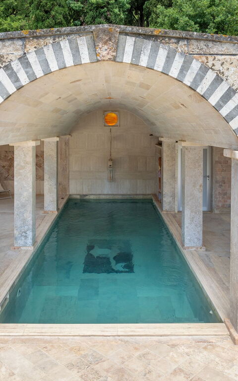 Le Querciolaie with Geothermal Pool: badkar, slå samman, Utomhus