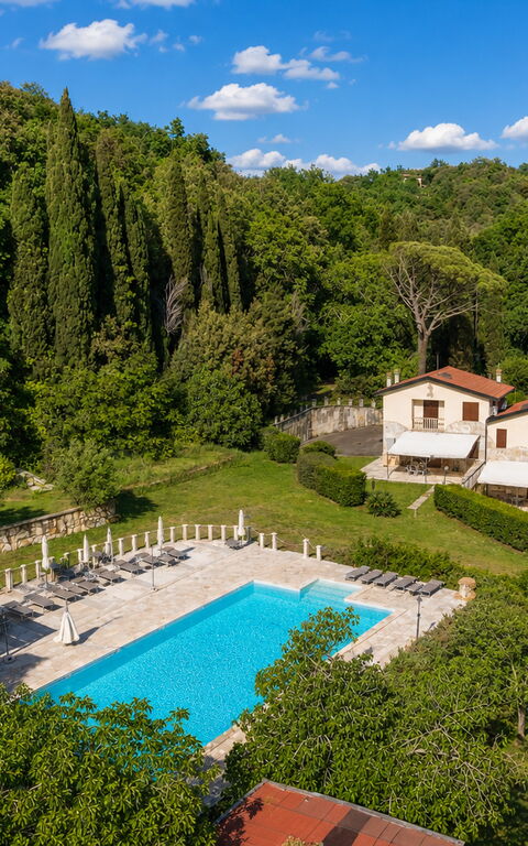 Le Querciolaie with Geothermal Pool: Exteriör, slå samman, Utomhus