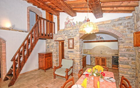 Semesterboende Adamo Ed Eva: Kök, Lunchrum, Vardagsrum