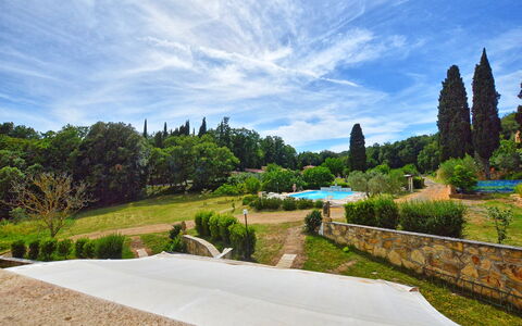 Semesterboende Dependance 1: slå samman, Trädgård