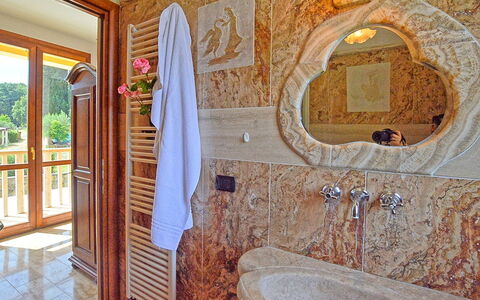 Semesterboende Dependance 1: Badrum