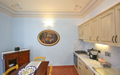 Semesterboende Dante 2: Kök, Lunchrum, Vardagsrum