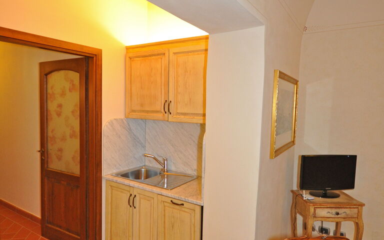 Semesterboende Dante 4: Kök, Lunchrum, Vardagsrum