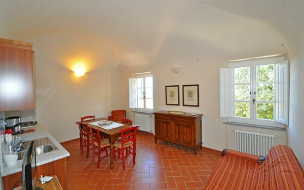 Semesterboende Dante 5: Kök, Lunchrum, Vardagsrum