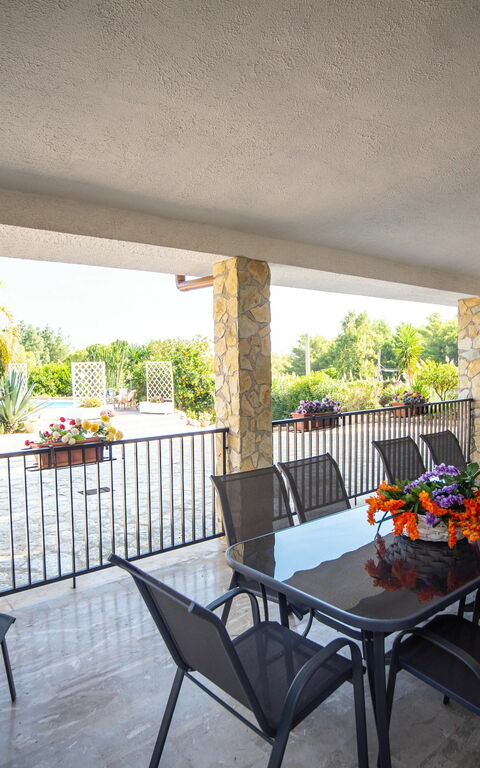 Villa Contrada: Balkong / terrass / uteplats