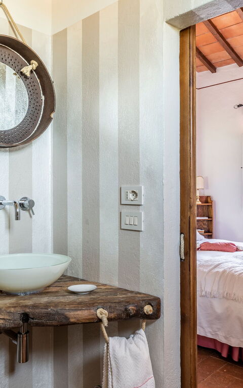 Villa Castiglione: Badrum, sovrum