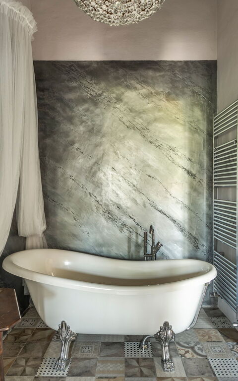 Villa Castiglione: Badrum