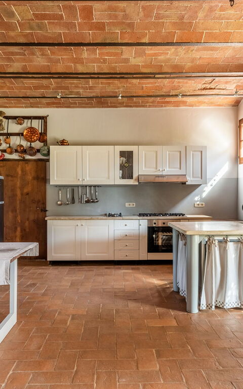 Villa Castiglione: Kök, Lunchrum