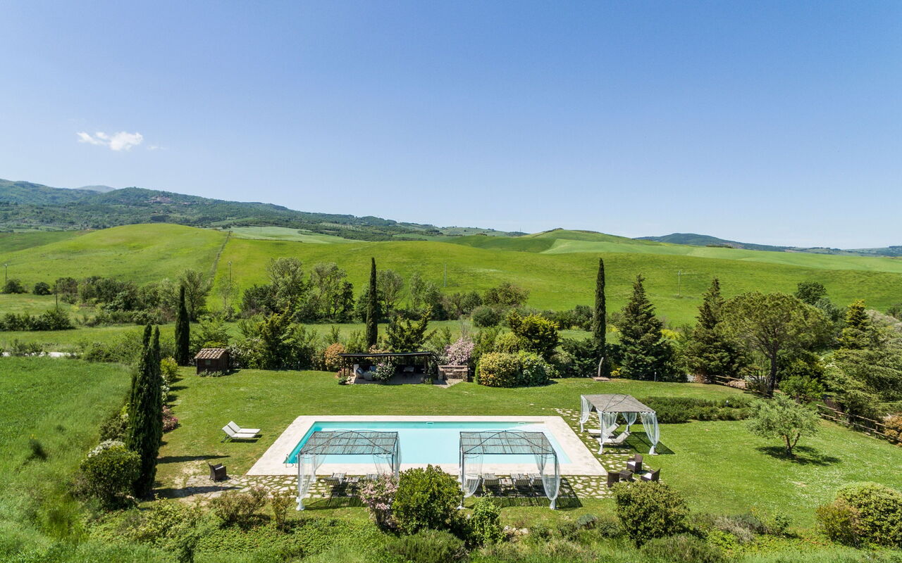 Villa Castiglione: slå samman, Utomhus, Visningar