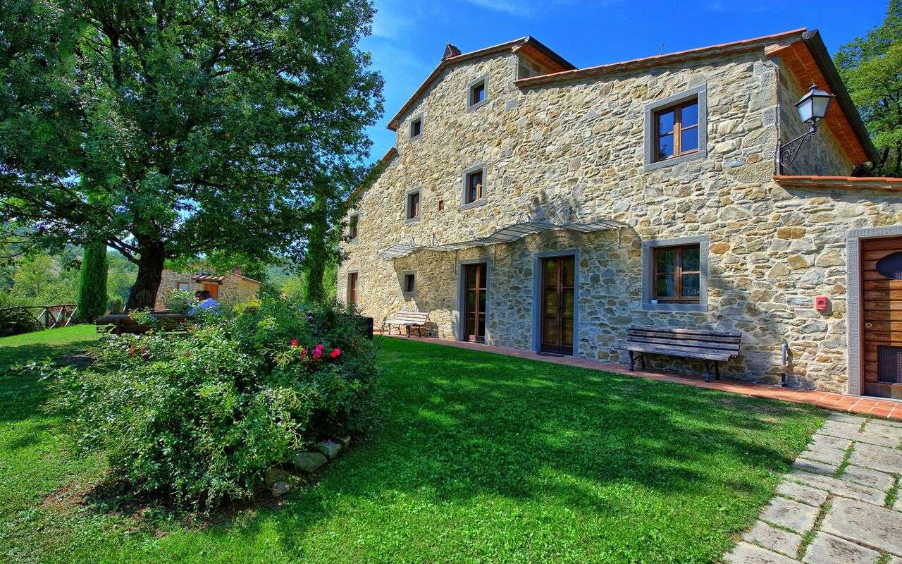 Villa Casentino: slå samman, Trädgård, Utomhus