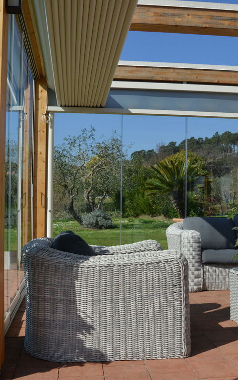 Villa Marginone: Balkong / terrass / uteplats, Lunchrum