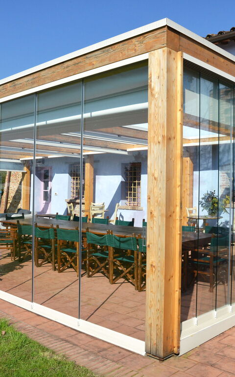 Villa Marginone: Balkong / terrass / uteplats, Exteriör, Lunchrum, Trädgård, Utomhus