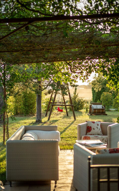 Villa Cassia: Trädgård, Utomhus