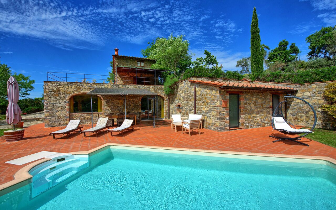 Villa Barbischio: slå samman, Trädgård