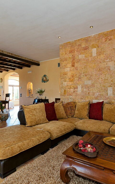 Villa Oasi: Vardagsrum