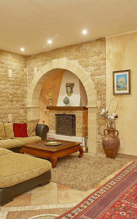 Villa Oasi: Vardagsrum