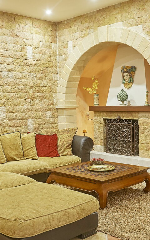 Villa Oasi: Vardagsrum