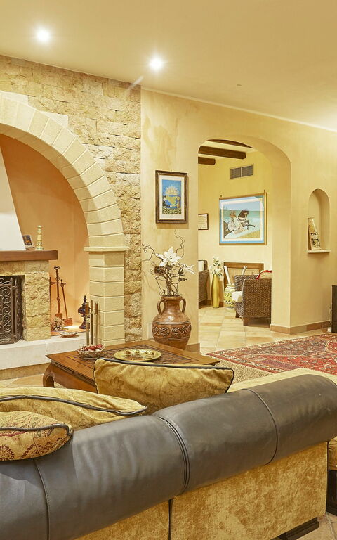 Villa Oasi: Vardagsrum