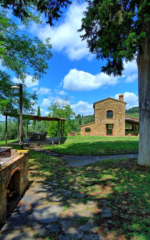 Villa Ferdinando: Sommar, Trädgård