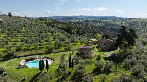 Villa Ferdinando: Utomhus, Visningar