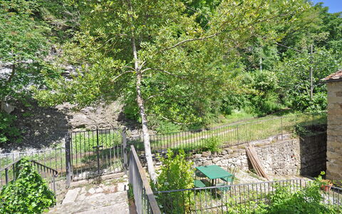 Semesterboende Civetta 11: Trädgård, Utomhus