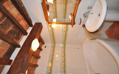 Semesterboende Civetta 9: Badrum