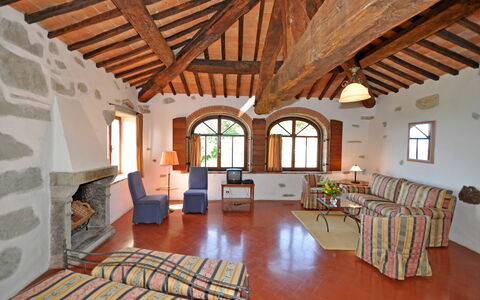 Semesterboende Civetta 8: Vardagsrum