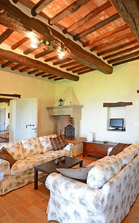 Villa Agazzi: Kök, Lunchrum, Vardagsrum