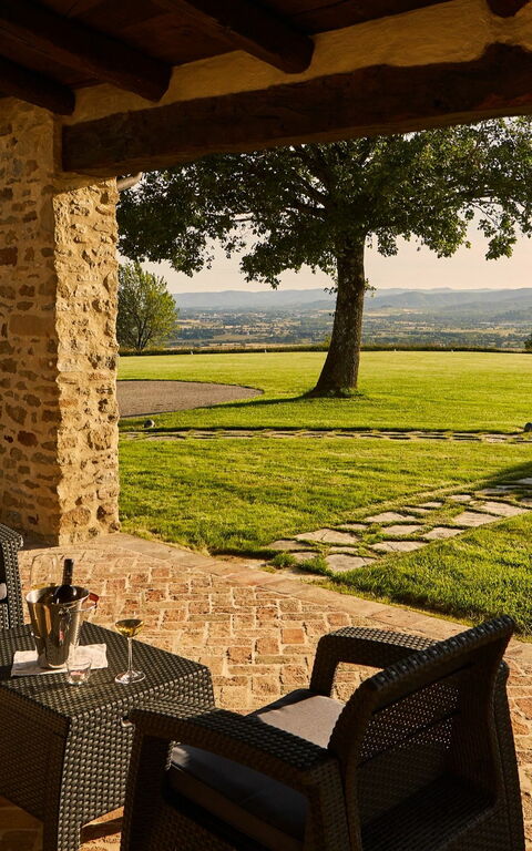 Villa Agazzi: Balkong / terrass / uteplats, Trädgård