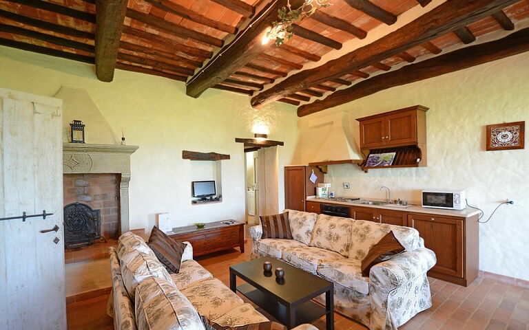 Villa Agazzi: Kök, Lunchrum, Vardagsrum