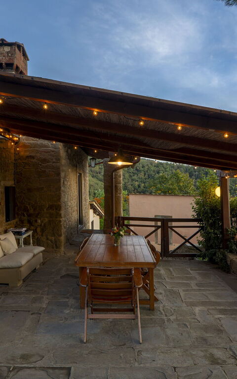 Bigiolo a Melazzano: Balkong / terrass / uteplats, Utomhus