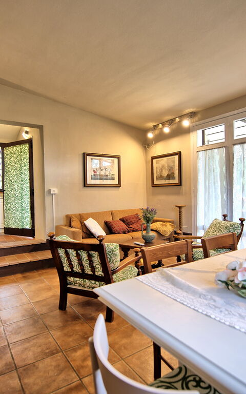 Casa Ovile: Lunchrum, Vardagsrum