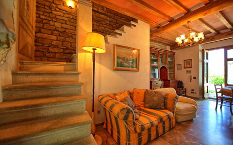 Semesterboende Chiesa: Lunchrum, Vardagsrum