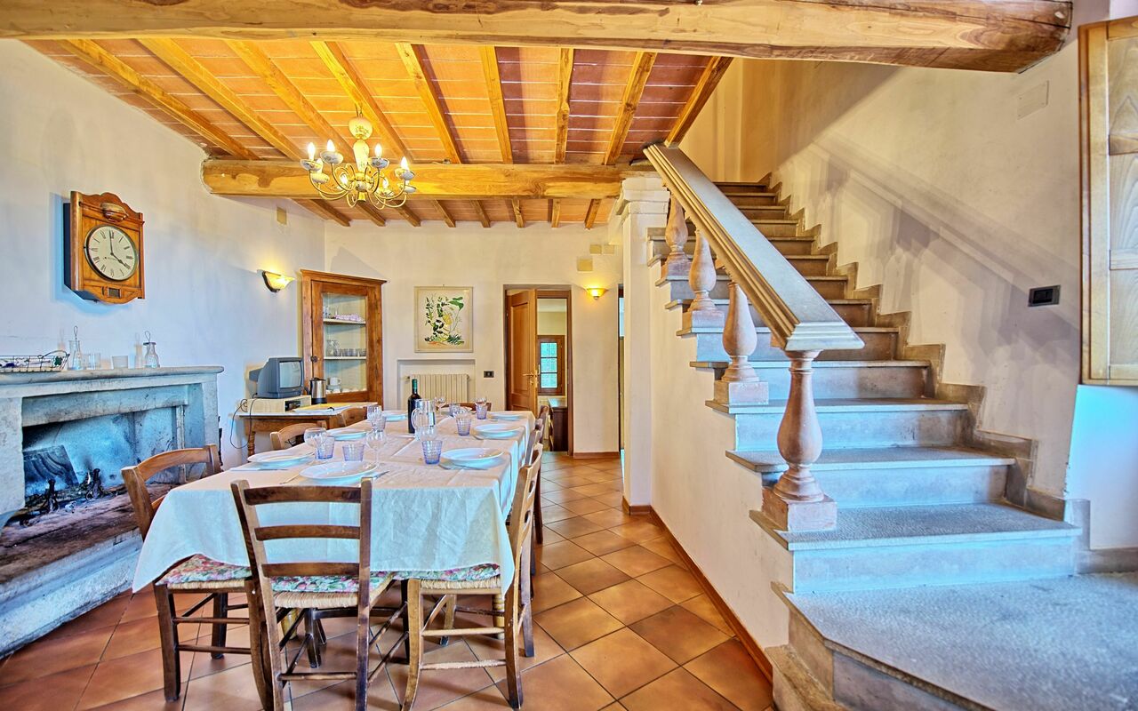 Semesterboende Fienile: Lunchrum, Vardagsrum