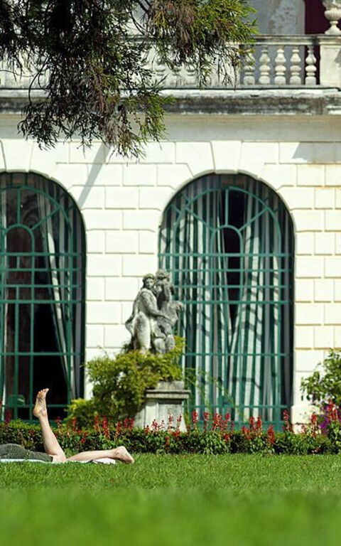 Ca' Marcello: Trädgård, Utomhus