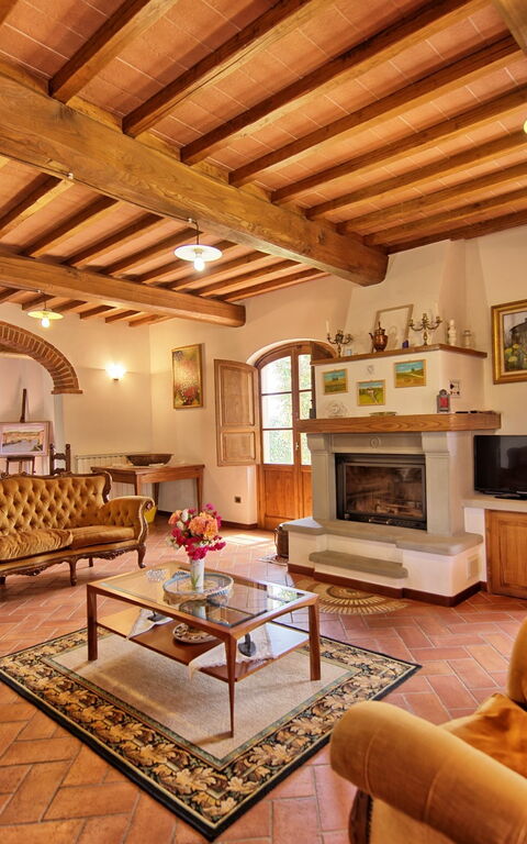 Villa Poggetta: Vardagsrum