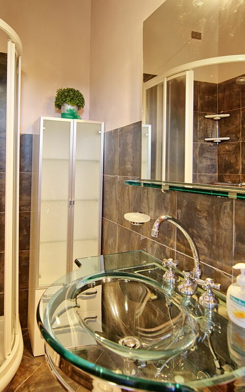 Villa Poggetta: Badrum