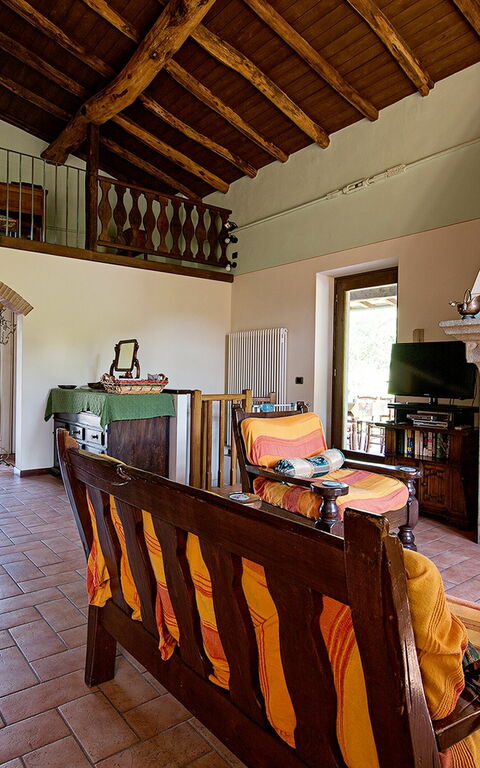 Villa Il Nido: Lunchrum, Vardagsrum