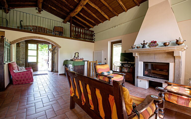 Villa Il Nido: Lunchrum, Vardagsrum